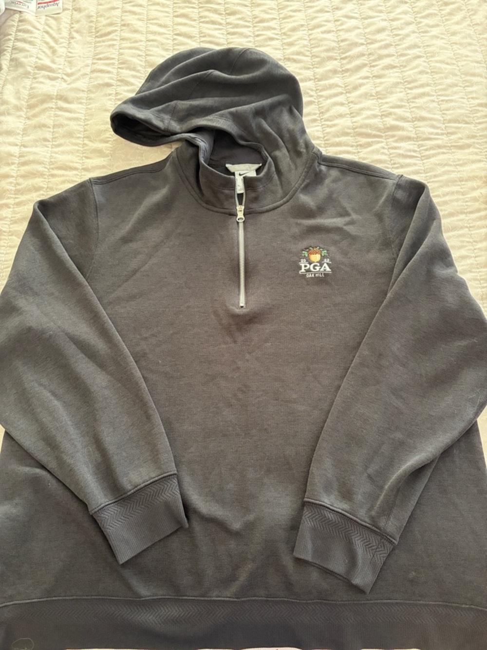 Nike PGA hooded quarter zip sweater
